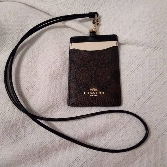 Coach | Accessories | Coach Colorblock Signature Lanyard Id | Poshmark